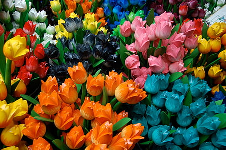 assorted-colored artificial flowers thumbnail