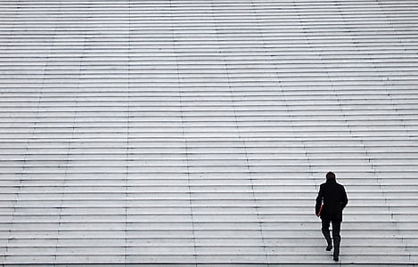person about to climb stair thumbnail