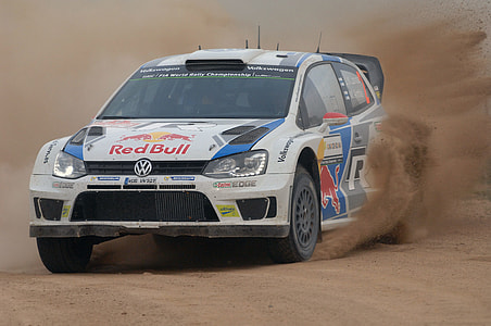 white Volkswagen Golf rally car thumbnail