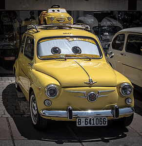 yellow Disney Cars character themed vehicle thumbnail