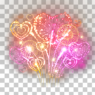 Fireworks Heart, Beautiful fireworks, steel wool heart fireworks PNG clipart