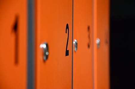 Closeup Photo of 1, 2, 3, and 4 Locker thumbnail