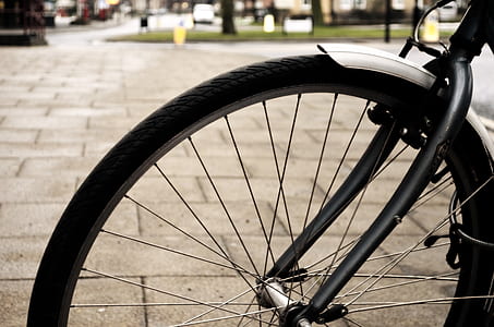 bike tire in closeup shot thumbnail