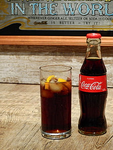 clear highball glass and Coca-Cola bottle thumbnail