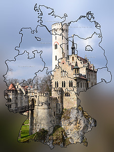 Germany Map, Neuschwanstein Castle thumbnail