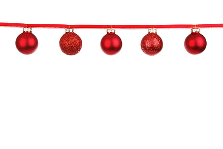 five red baubles thumbnail