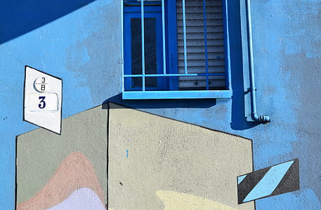 blue closed grilled window thumbnail