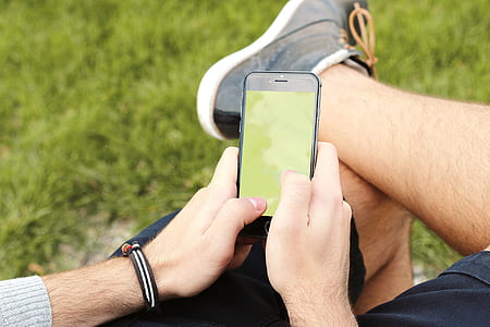 man holding phone thumbnail