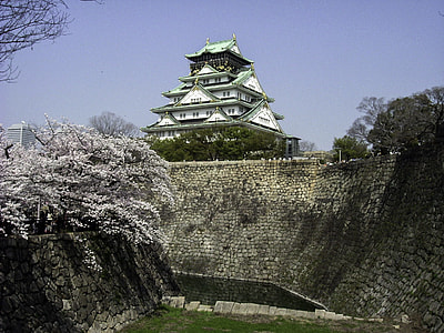 Farther view of Osaka Castle, Japan thumbnail
