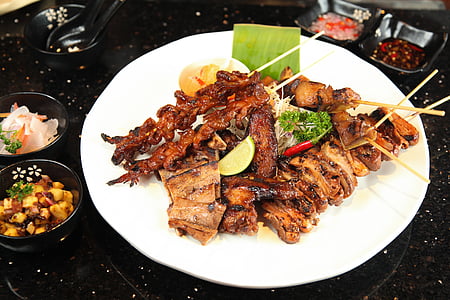 plate of grilled barbecues thumbnail