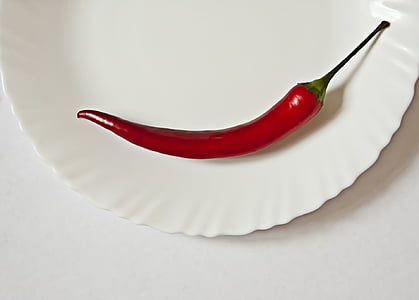 red chili on plate thumbnail