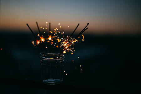 shallow focus photography of fireworks thumbnail
