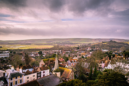 panoramic photography of village thumbnail