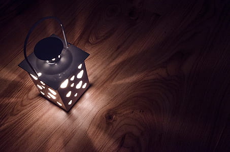 square white steel table lamp thumbnail