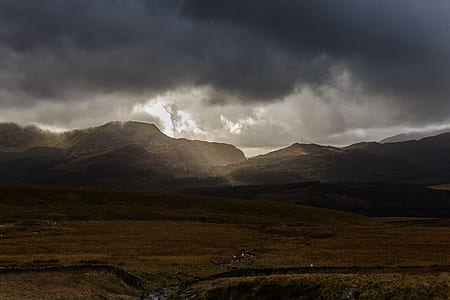 cloudy sky over hills thumbnail