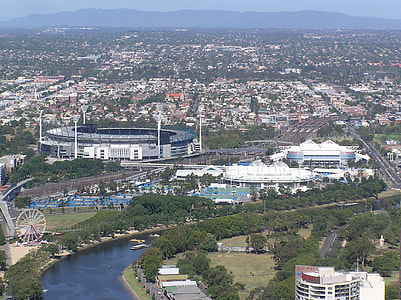 Cityscape of the buildings in Melbourne, Victoria, Australia thumbnail