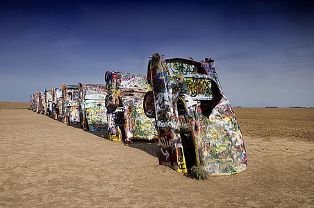 scraped cars on desert thumbnail