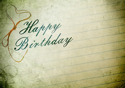 happy birthday text thumbnail