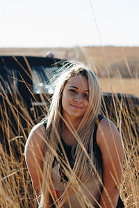 woman smiling outdoors thumbnail