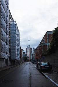 road surrounded by buildings thumbnail
