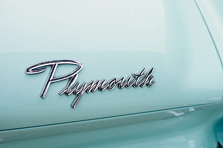 Plymouth White Vintage Automobile thumbnail