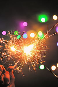 Bokeh Photography Of Sparkler thumbnail