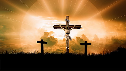 crucifixion digital wallpaper thumbnail
