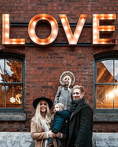 Winter Family Love Photo thumbnail