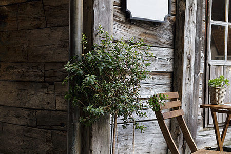 brown wooden chair and table thumbnail
