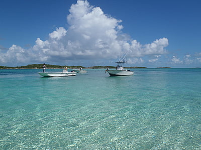 landscape photo of two boats on body of water thumbnail