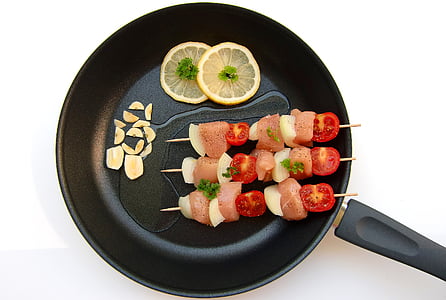 skillet with pork barbecue thumbnail