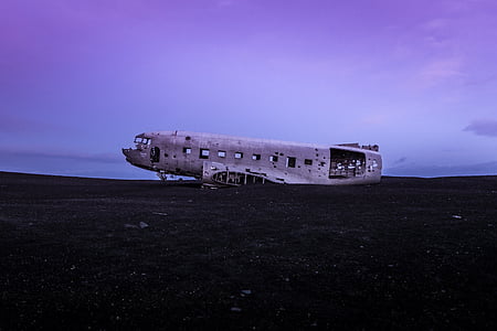 grey aircraft on ground thumbnail