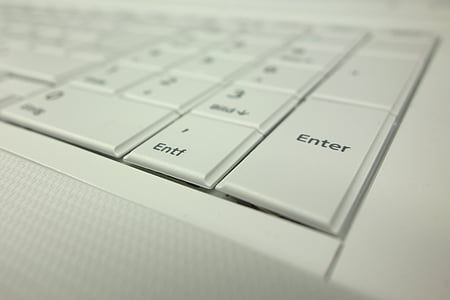 white keyboard enter key thumbnail