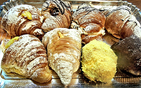 Cream Filled Croissant with frosting thumbnail