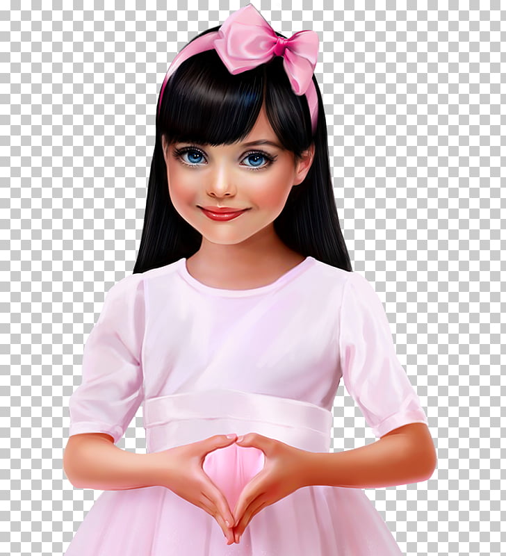 Art Child Drawing Cartoon Character Female Png Clipart Free