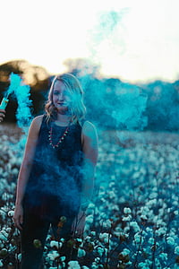 woman on flower field thumbnail