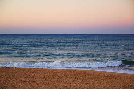 ocean waves during sunset thumbnail
