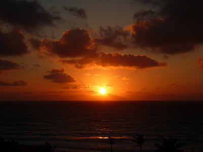 sunset view at the beach thumbnail