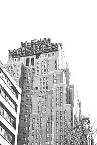 New Yorker building under gray sky thumbnail