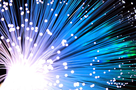 photography of blue fiber optic lamp thumbnail