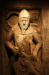 medieval soldier bas relief thumbnail