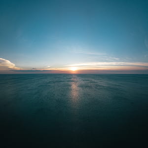 Landscape Photo of Sea during Golden Hour thumbnail