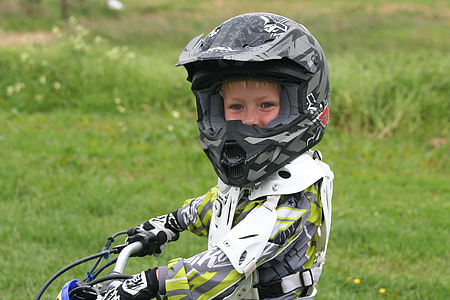 boy riding on pit bike thumbnail