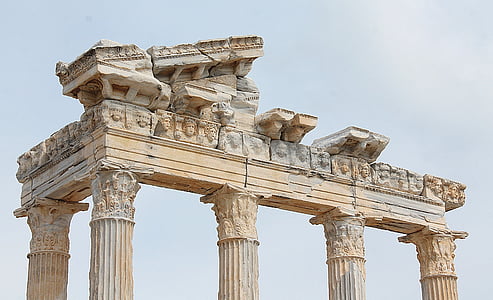 white and gray concrete pillars thumbnail