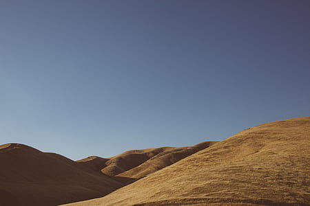 bare mountains at daytime thumbnail