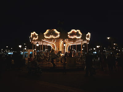 Photo of Carnival Horse Carousel at Night thumbnail