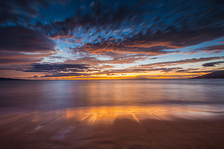 seashore during sunset thumbnail