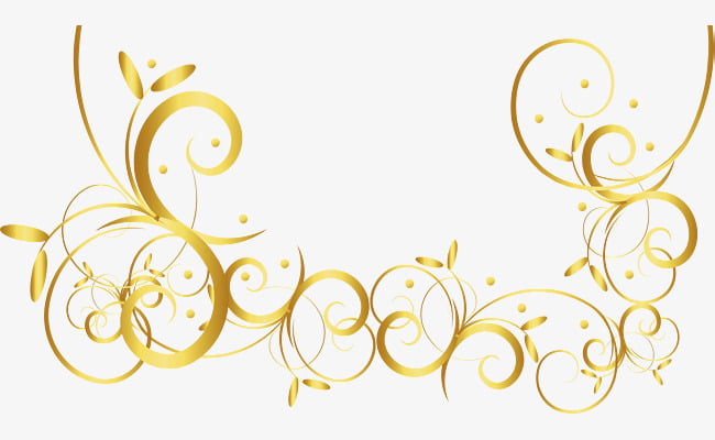 golden european pattern eps file