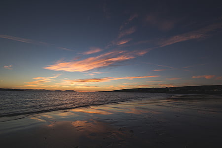 seashore during sunset thumbnail