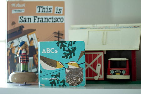 ABC educational book near barn toy thumbnail